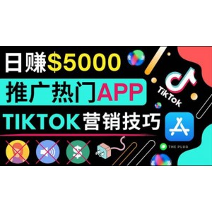 無需露臉，無需錄音，無需投資，TIKTOK上傳短視頻，最高日入5000美元