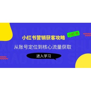 小紅書營銷獲客攻略：從賬號(hào)定位到核心流量獲取，爆款筆記打造