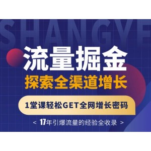 張琦流量掘金探索全渠道增長(zhǎng)，1堂課輕松GET全網(wǎng)增長(zhǎng)密碼