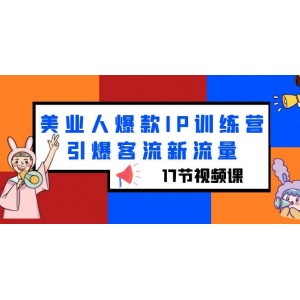 美業(yè)人爆款I(lǐng)P訓(xùn)練營(yíng)，引爆客流新流量（17節(jié)視頻課）