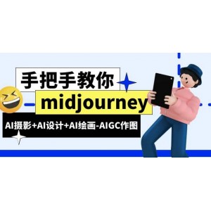 midjourney新手入門基礎(chǔ)，AI攝影 AI設(shè)計(jì) AI繪畫-AIGC作圖（59節(jié)課時(shí)）