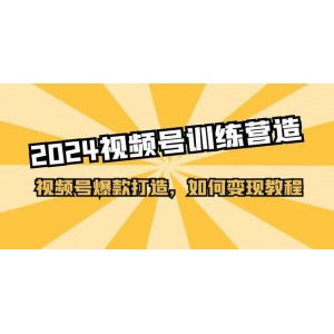 2024視頻號精英班：打造爆款視頻秘籍，變現(xiàn)技巧全解析（20節(jié)課）